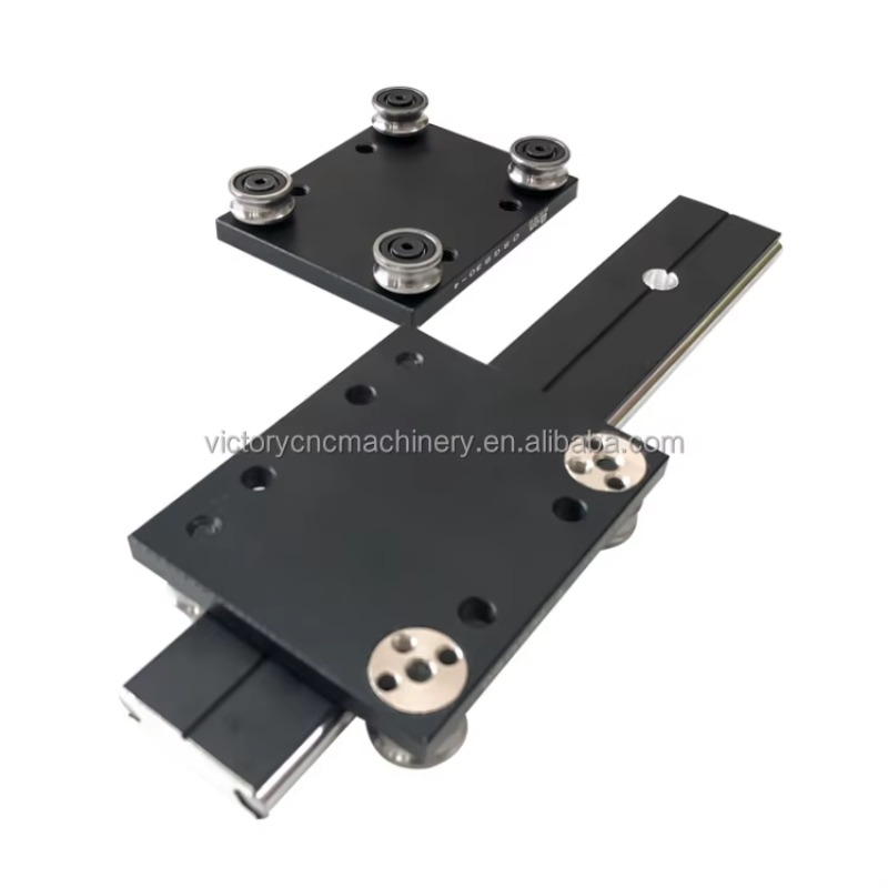Linear Guide Rail - OSGB10UU-4 4륜 블랙 듀얼-축 슬라이드 레일