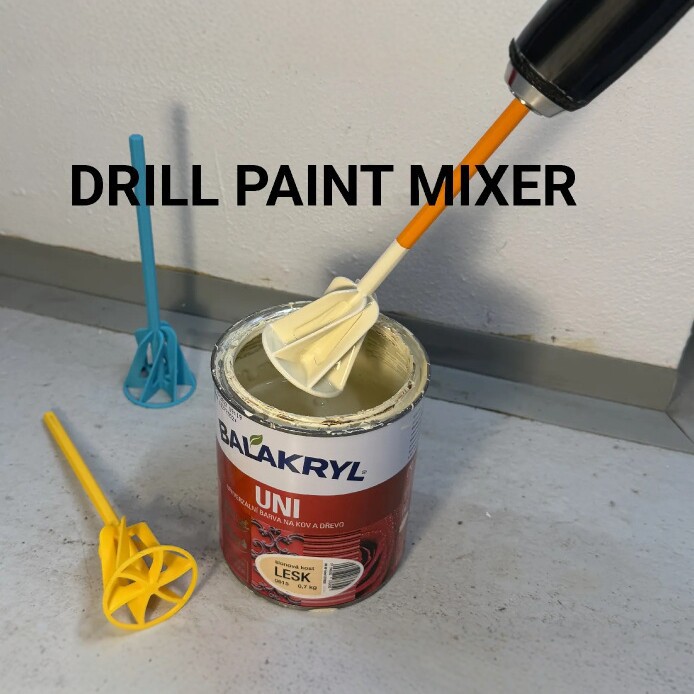 3D Printing Epoxy Resin - 3D 인쇄 페인트 믹서 드릴 교반