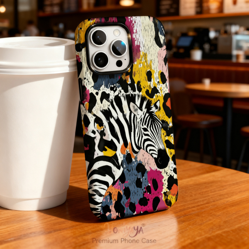 3D Printing Iphone - 충격 흡수 지브라 프린트 아이폰 12