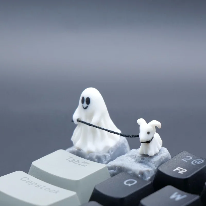 3D Printing And Additive Manufacturing - 유령 강아지 수지 키 캡 체리
