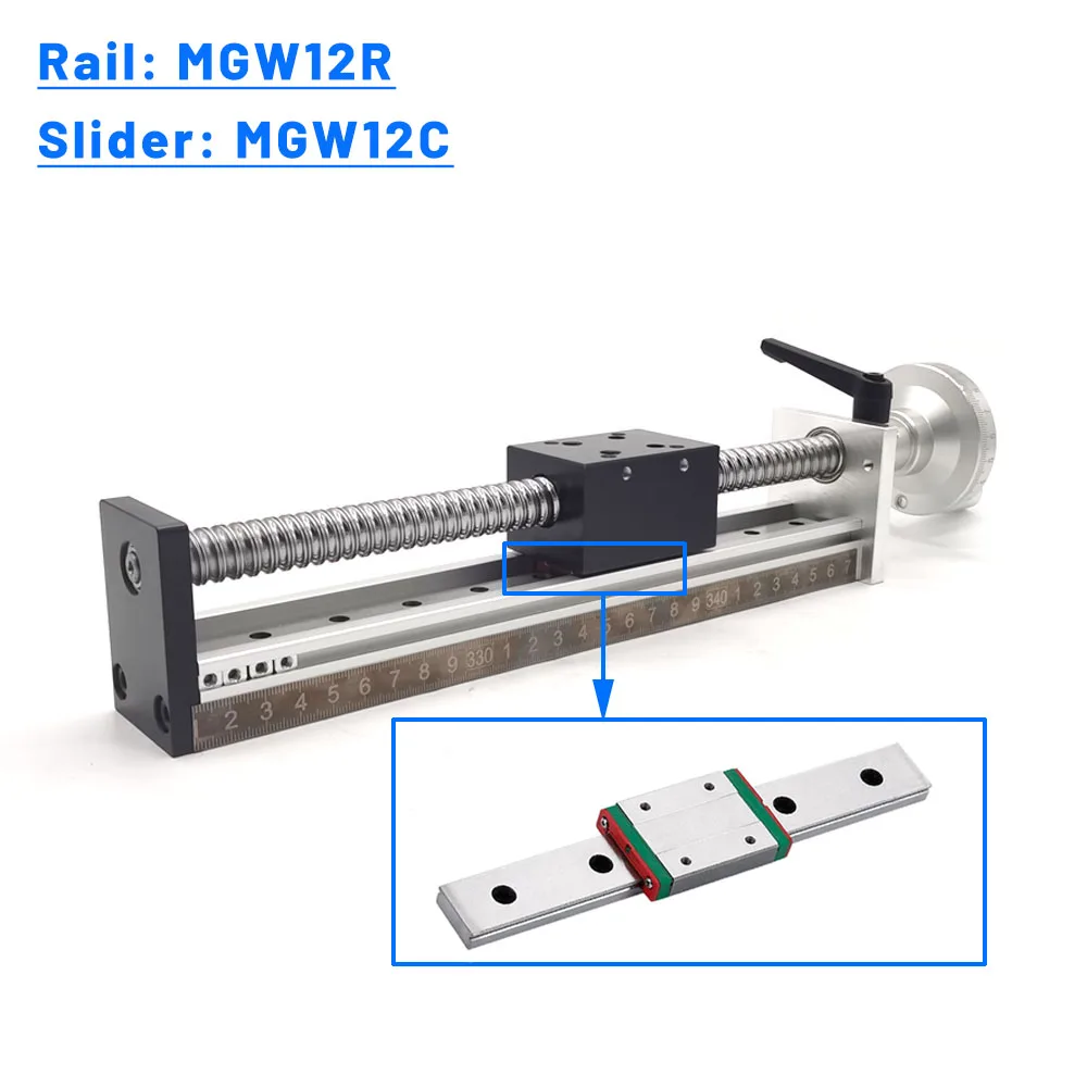 Linear Guide Rail - 모션 슬라이드 스테이지 100-1000mm 이펙티브 스트로크
