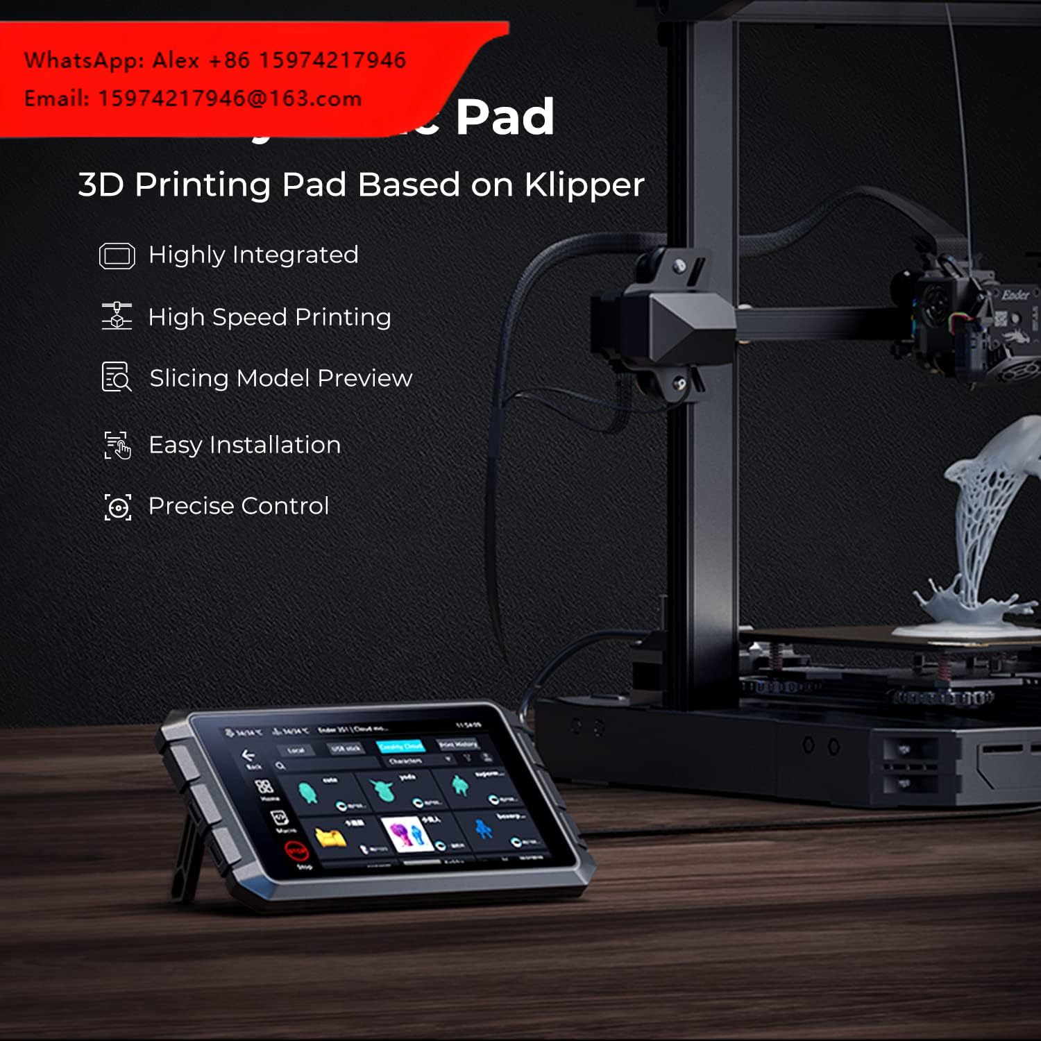 3D Printing Klipper - Creality Sonic Pad T800 7인치 터치