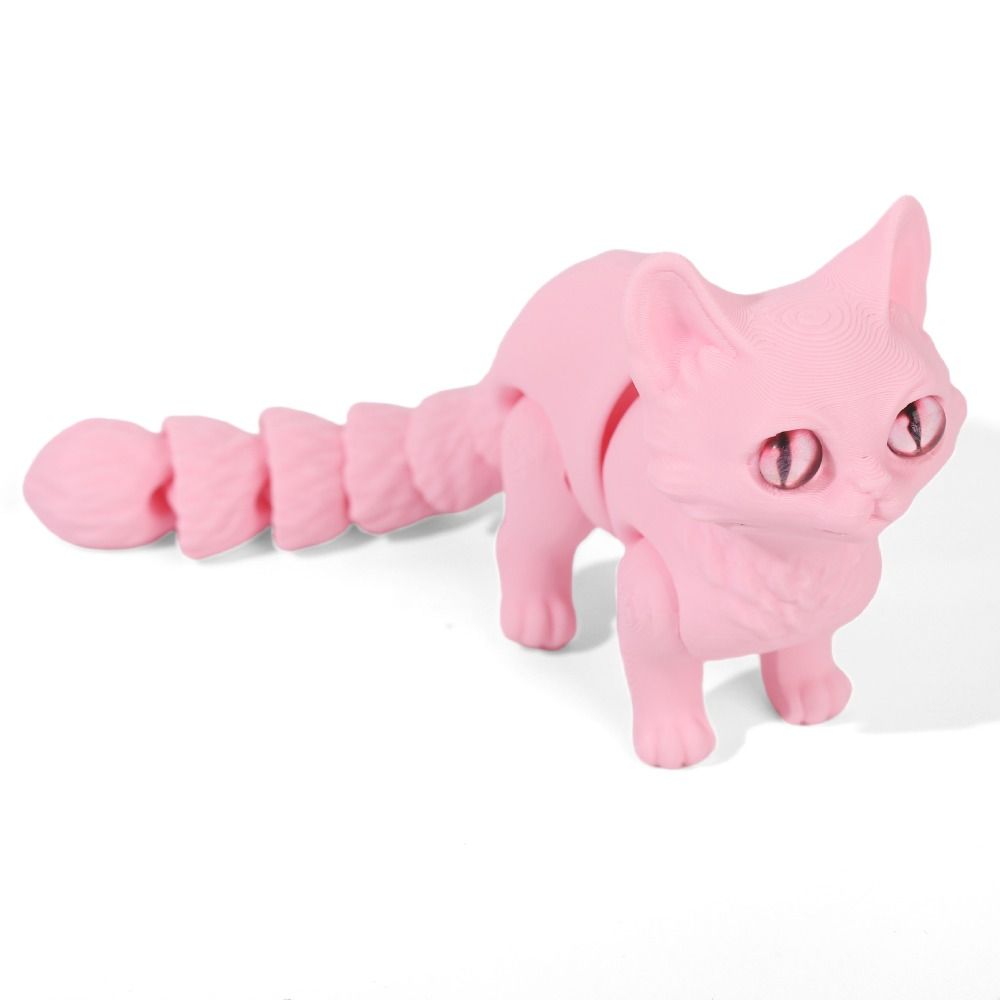 3D Printing Material - 빅 아이즈 3D 프린팅 고양이 모형