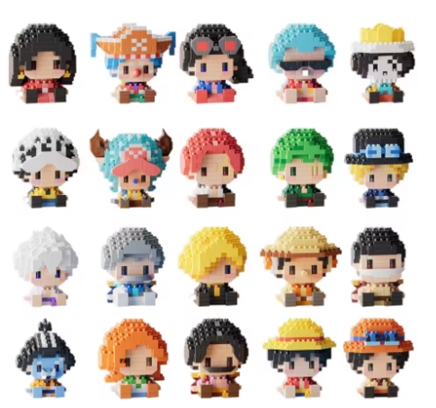 원피스 태양신 니카 루피 마이크로 빌딩 블록 쵸파 에이 - 3D Printing Luffy 리뷰 및 가격