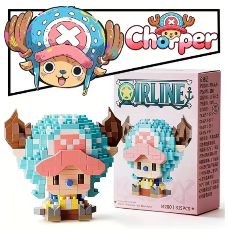 원피스 태양신 니카 루피 마이크로 빌딩 블록 쵸파 에이 - 3D Printing Luffy 리뷰 및 가격