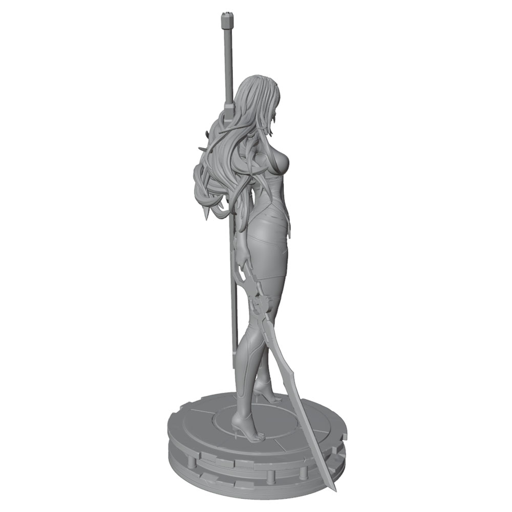 1/24 데스크탑 장식품, 여성 전사 모델 키트, 검을 - 3D Printing Instructor 리뷰 및 가격
