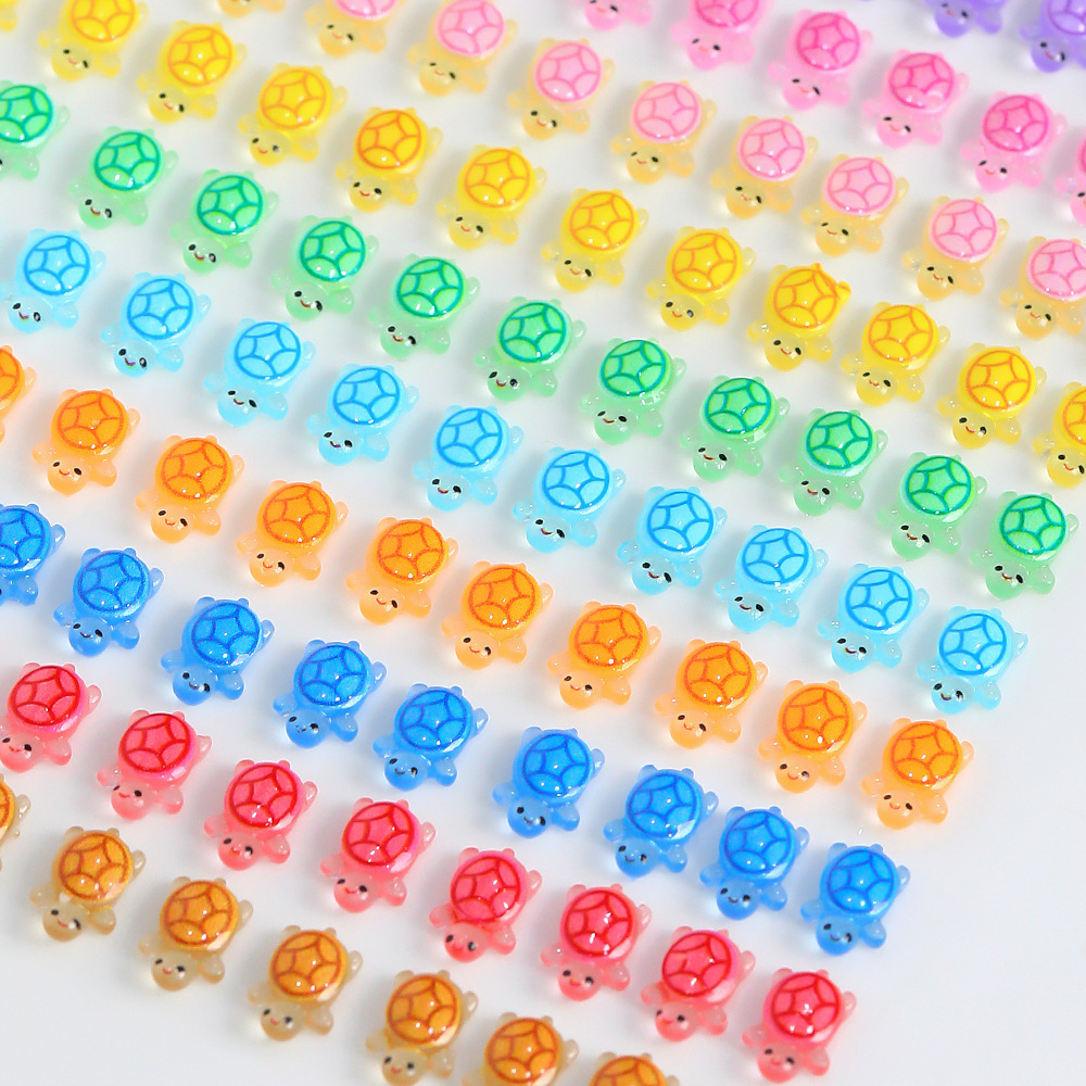 20개 야광 미니 거북이 네일 아트 참 장식 액세서리  - 3D Printing Epoxy Resin 리뷰 및 가격