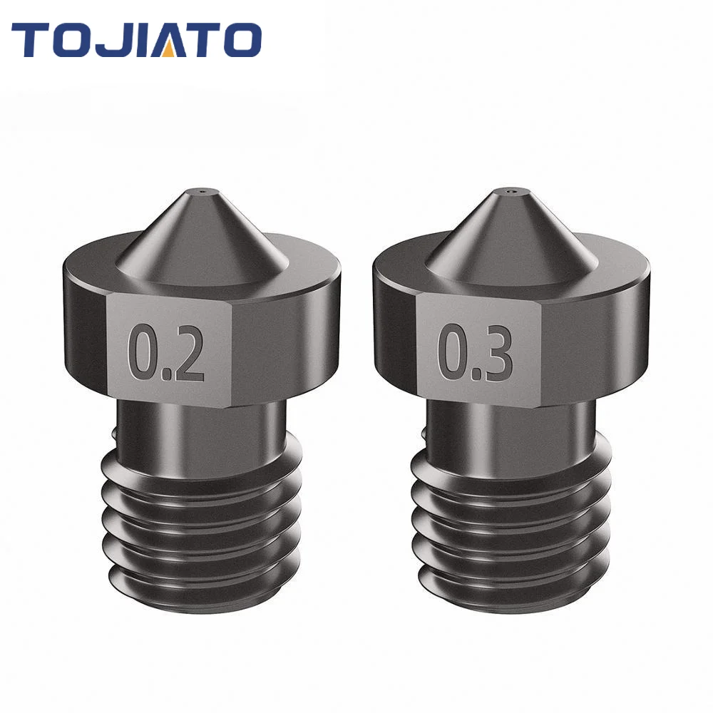 2pcs E3D V6 경화 강철 노즐 0.2/0.4/0 - 3D Printing Cnc 리뷰 및 가격