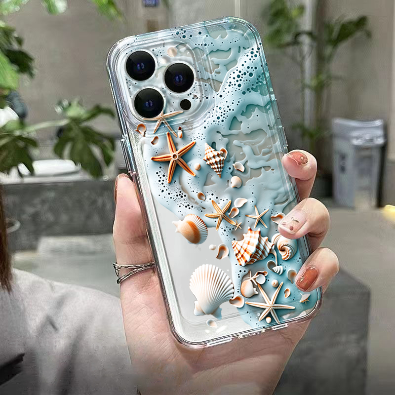 3D 해변 불가사리 조개 휴대폰 케이스 아이폰 17 1 - 3D Printing Iphone 리뷰 및 가격