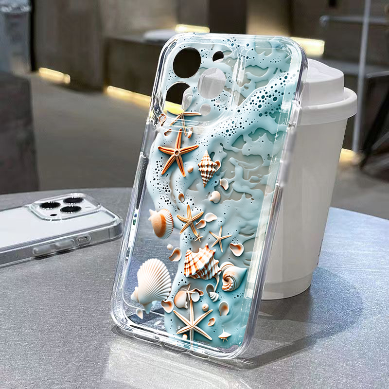 3D 해변 불가사리 조개 휴대폰 케이스 아이폰 17 1 - 3D Printing Iphone 리뷰 및 가격