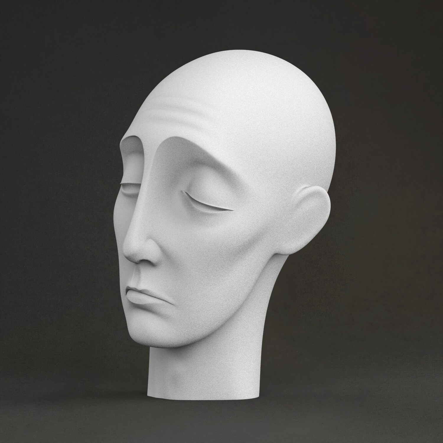 '슬립' 조각상, 3D 프린팅 레진 소재, 핸드페인팅, - 3D Printing Material 리뷰 및 가격