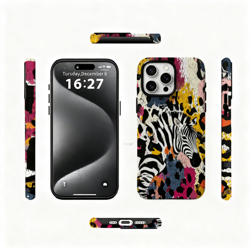 충격 흡수 지브라 프린트 아이폰 12 13 14 15  - 3D Printing Iphone 리뷰 및 가격