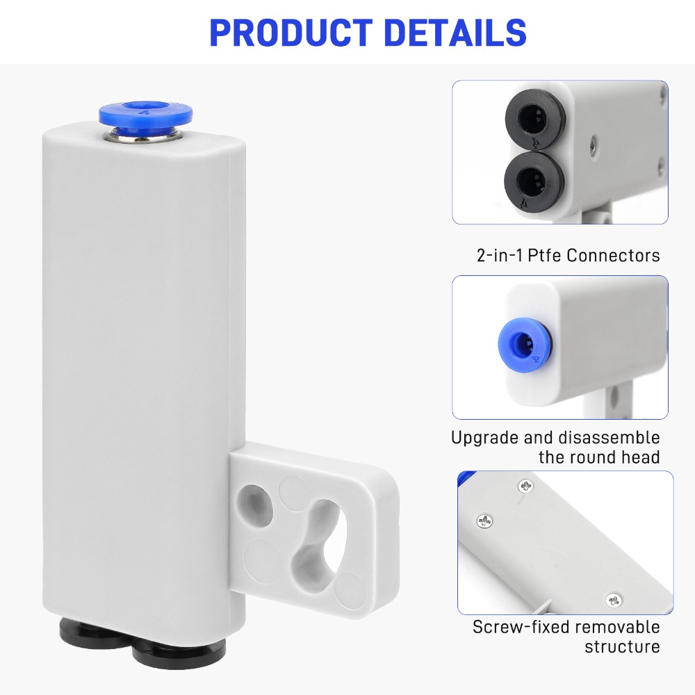 1/3개 업그레이드된 2 in 1 필라멘트 튜브 어댑터 - 3D Printing Technology 리뷰 및 가격