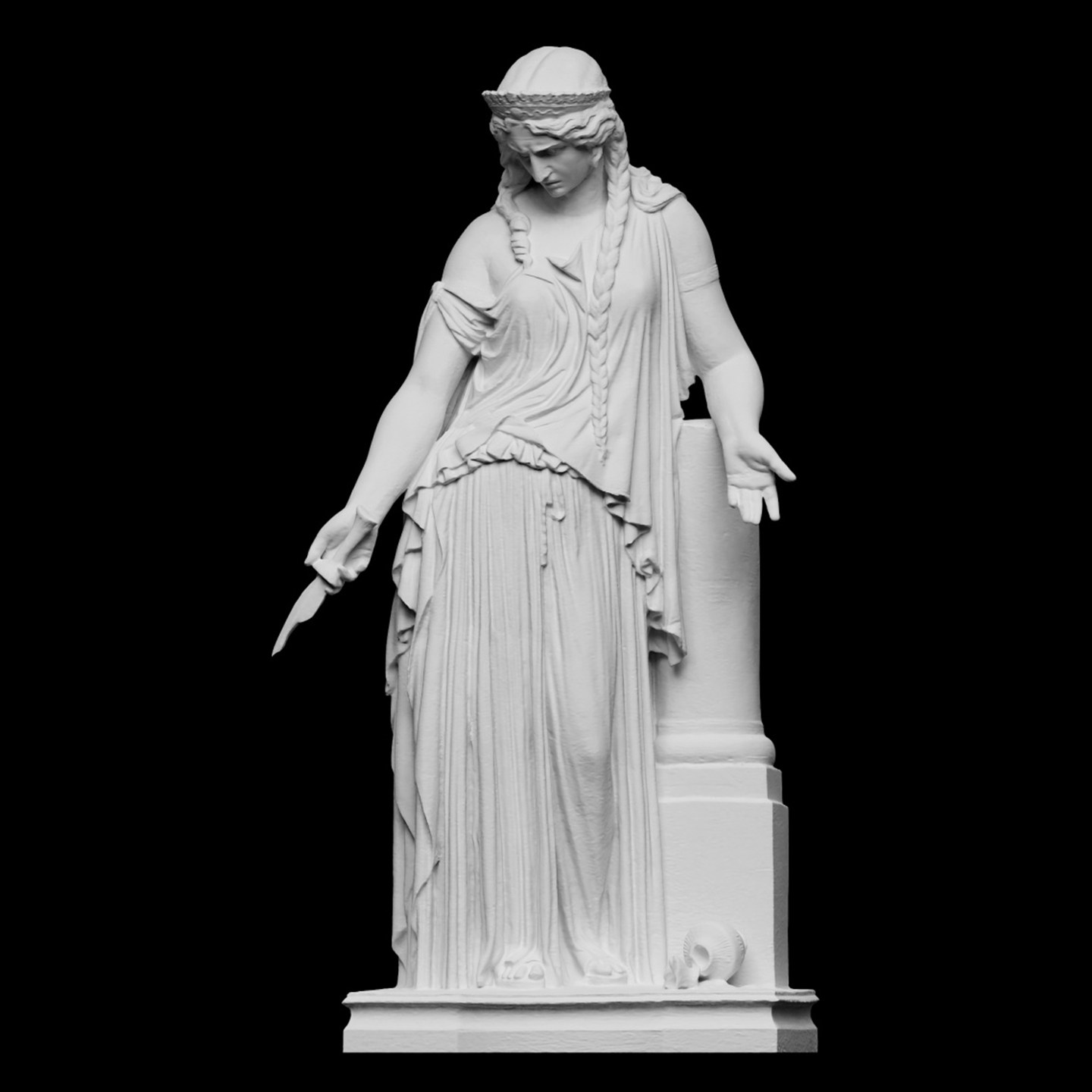 메디아 조각상, 3D 프린팅 레진 소재, 손으로 그린, - 3D Printing Material 리뷰 및 가격