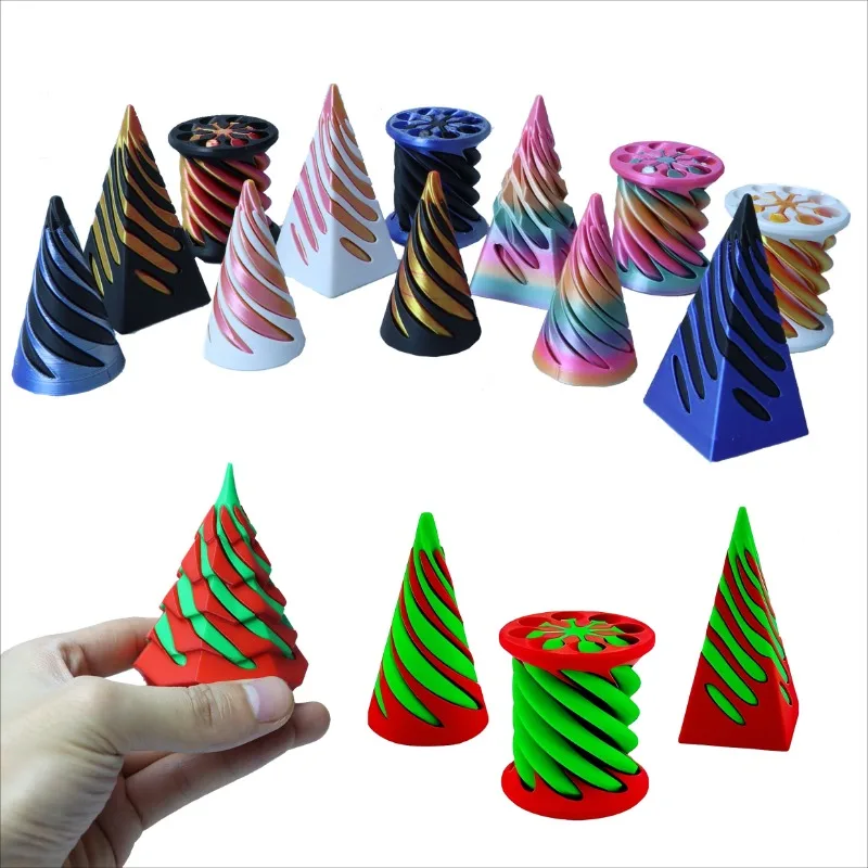 나선형 콘 3D 프린트 하이패스 스트레스 해소 장난감, - 3D Printing Technology 리뷰 및 가격