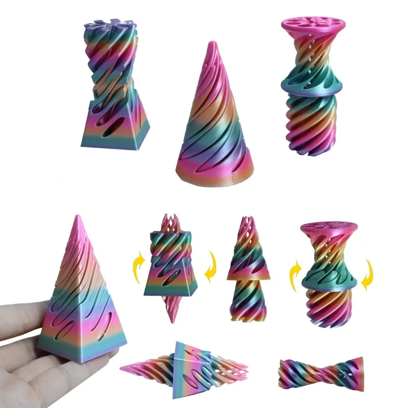 나선형 콘 3D 프린트 하이패스 스트레스 해소 장난감, - 3D Printing Technology 리뷰 및 가격