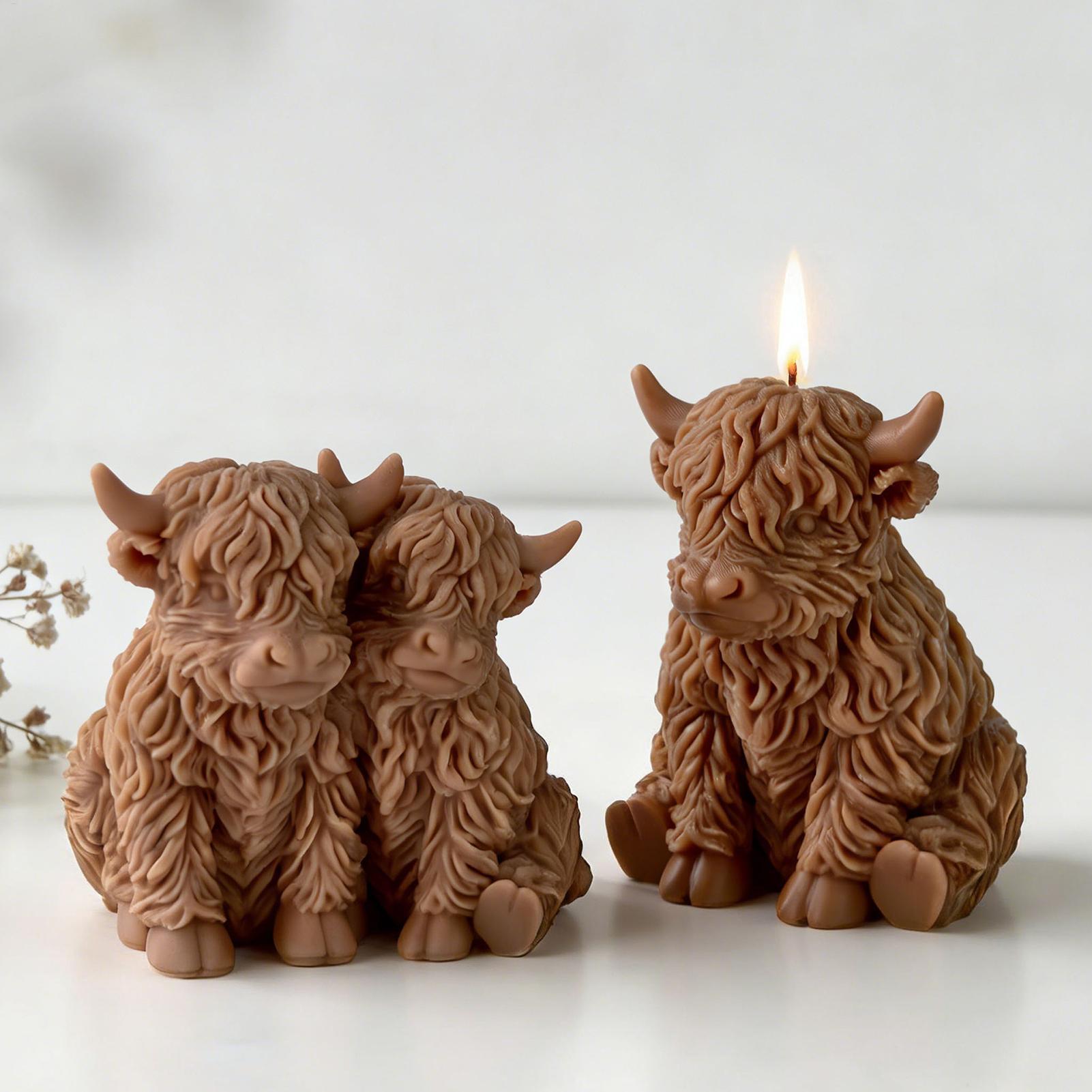 하이랜드 카우 실리콘 몰드 재사용 가능한 3D 귀여운  - 3D Printing Epoxy Resin 리뷰 및 가격