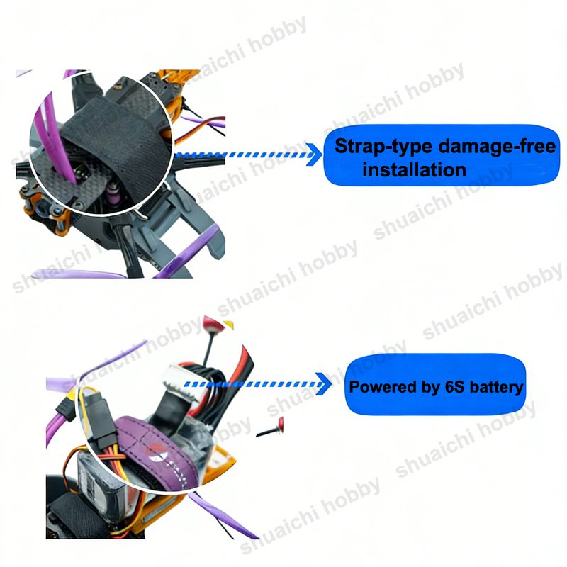 1PCS FPV 스트랩형 투척기 에어드롭 장치 발사기  - 3D Printing Uav 리뷰 및 가격