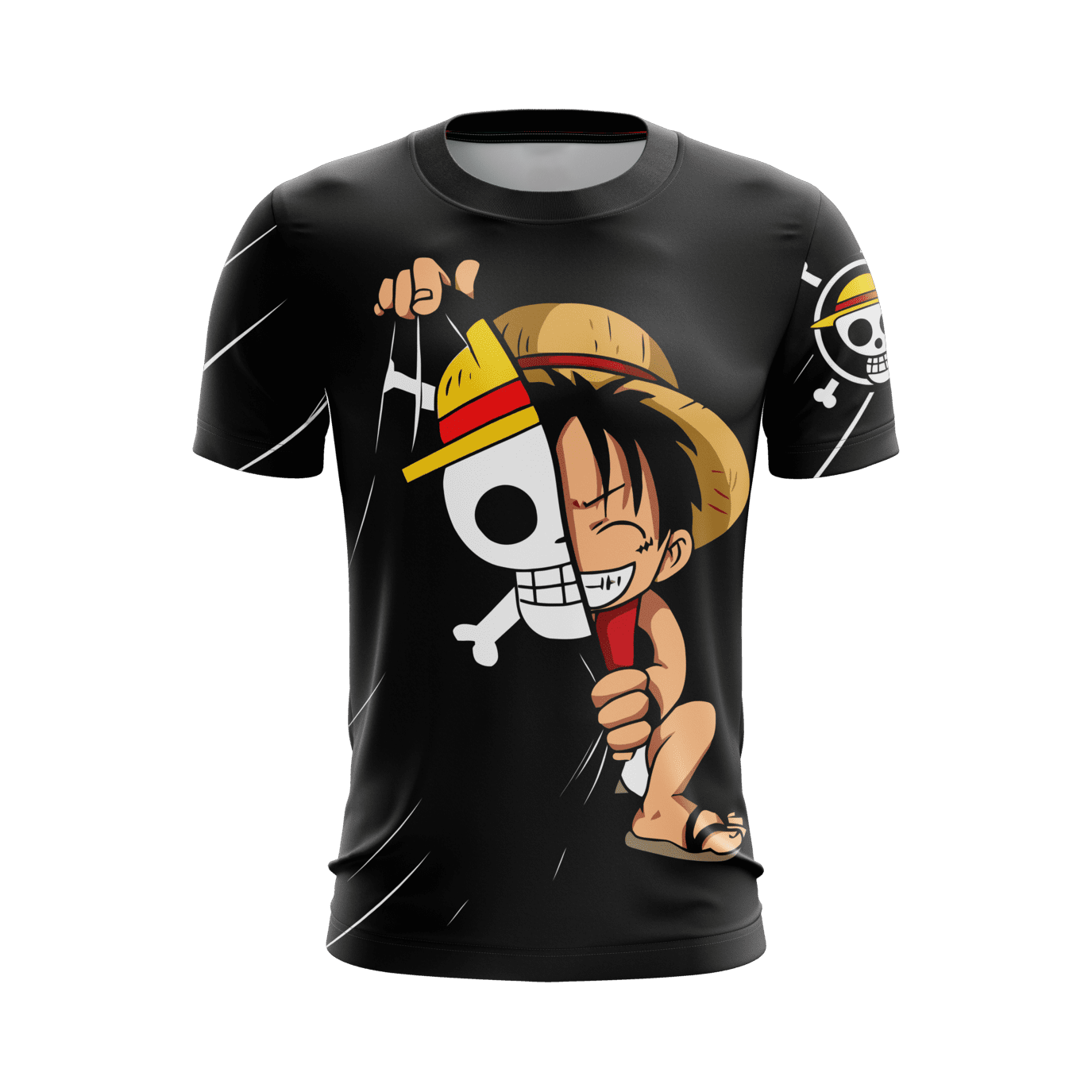 루피 조로 코스프레 스킨 디자인 반팔 티셔츠 소년용 원 - 3D Printing Luffy 리뷰 및 가격