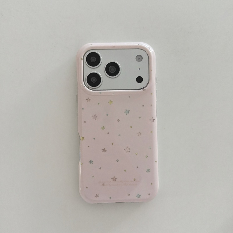 귀여운 핑크 스타 프린트 폰 케이스, 3D 구름 모양  - 3D Printing Iphone 리뷰 및 가격