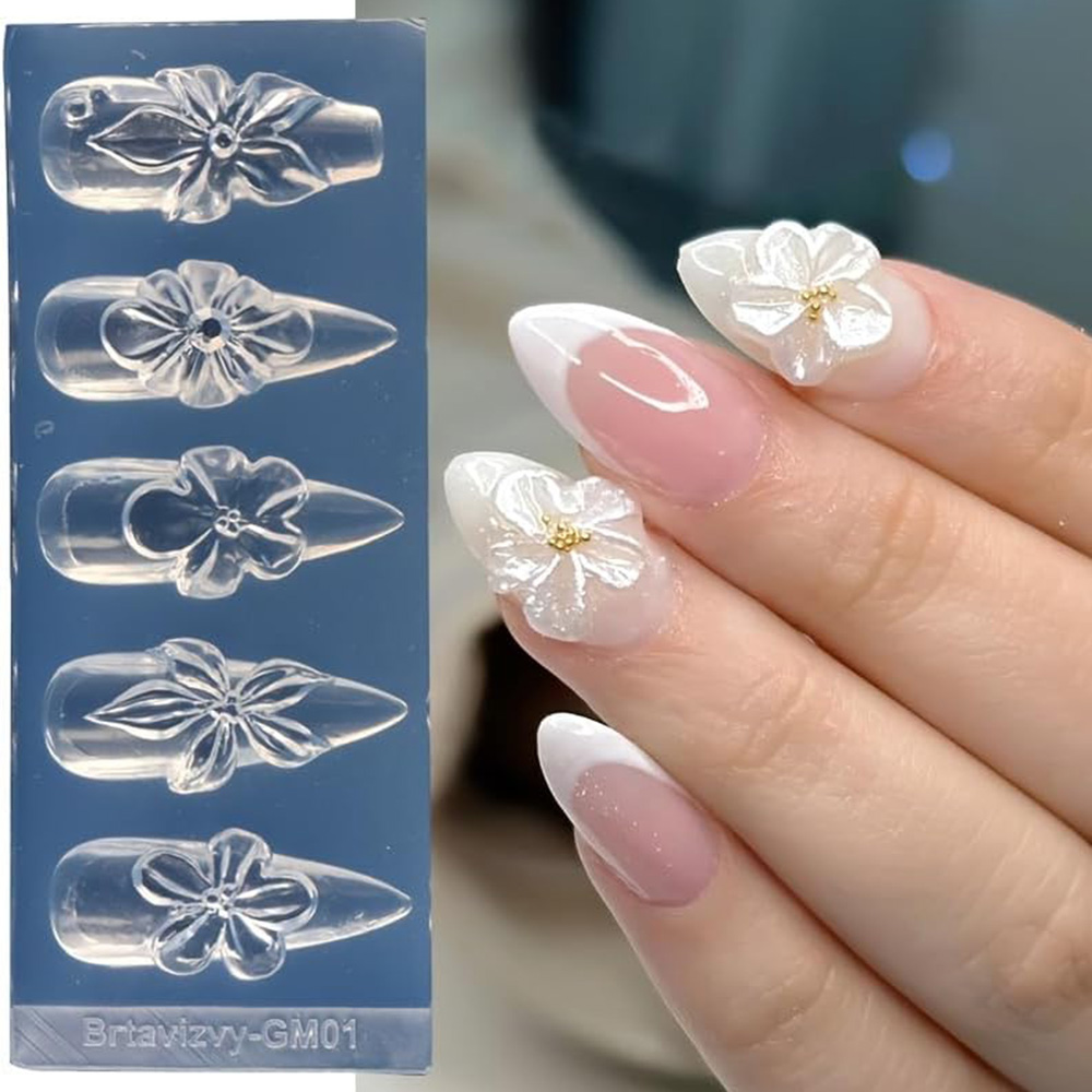 플로럴 3D 네일 아트 실리콘 몰드 우아한 백합 아이리 - 3D Printing Epoxy Resin 리뷰 및 가격