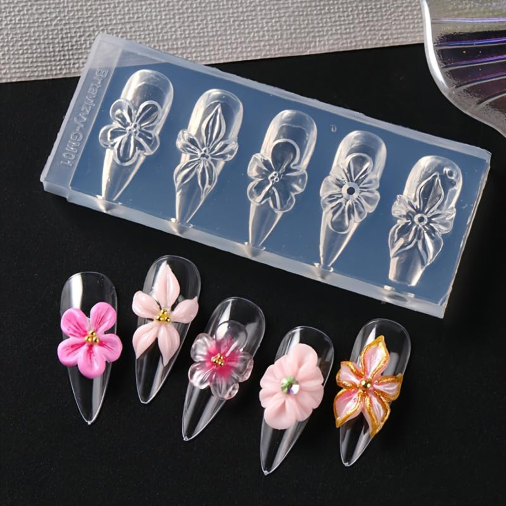 플로럴 3D 네일 아트 실리콘 몰드 우아한 백합 아이리 - 3D Printing Epoxy Resin 리뷰 및 가격