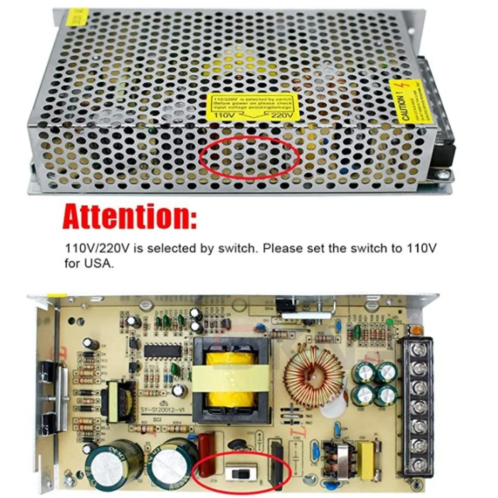 12V 전원 공급 장치 1A 2A 3A 4A 5A 6A - 3D Printer Power Supply 리뷰 및 가격