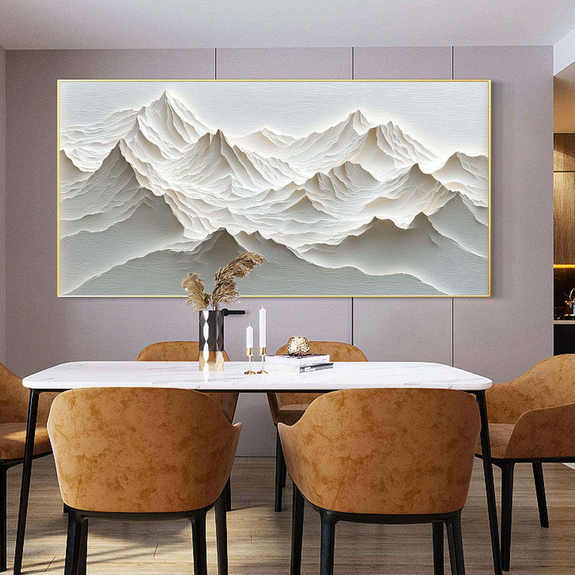 모던 미니멀리스트 산악 풍경 아트 포스터 프린트 3D  - 3D Printing Wall 리뷰 및 가격