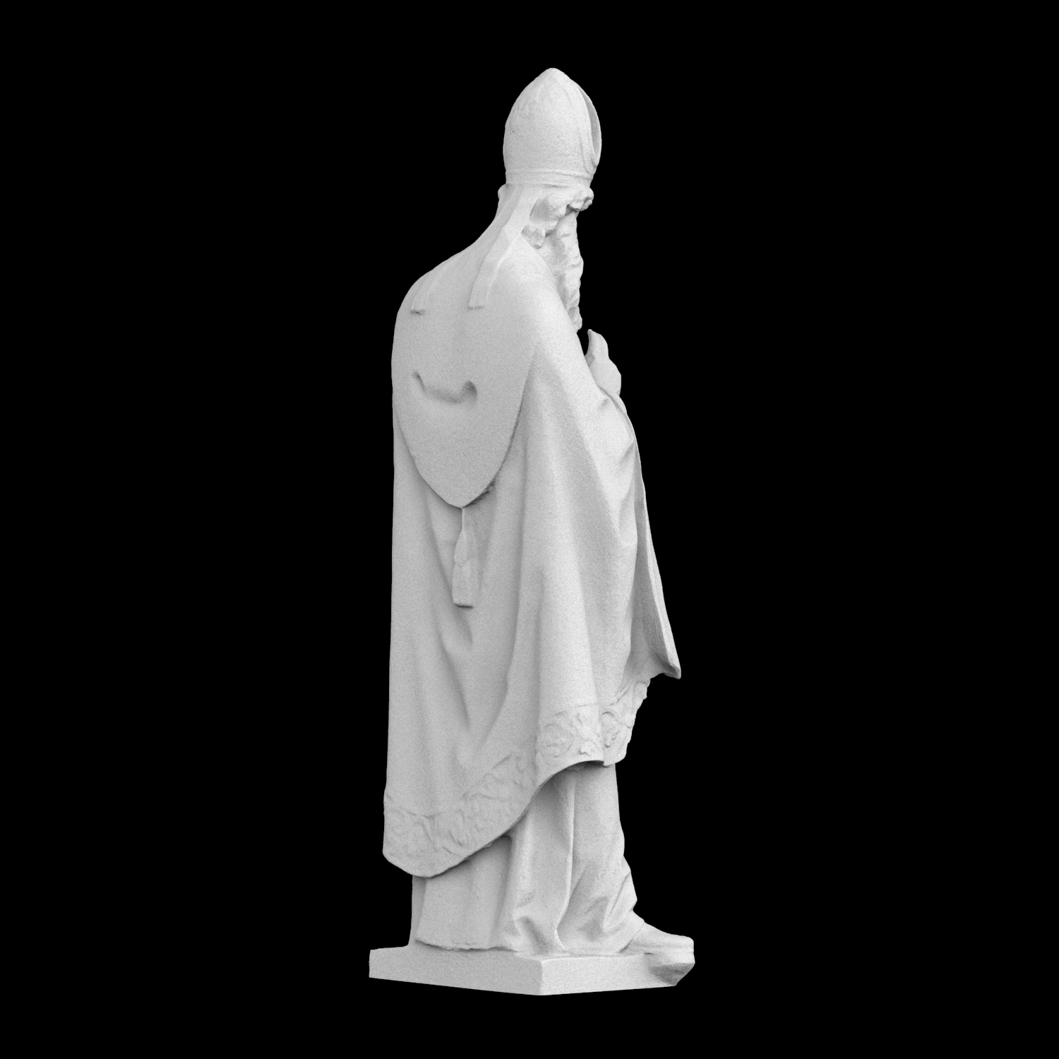 성 울리히 동상 조각, 3D 프린팅 레진 소재, 손으로 - 3D Printing Material 리뷰 및 가격