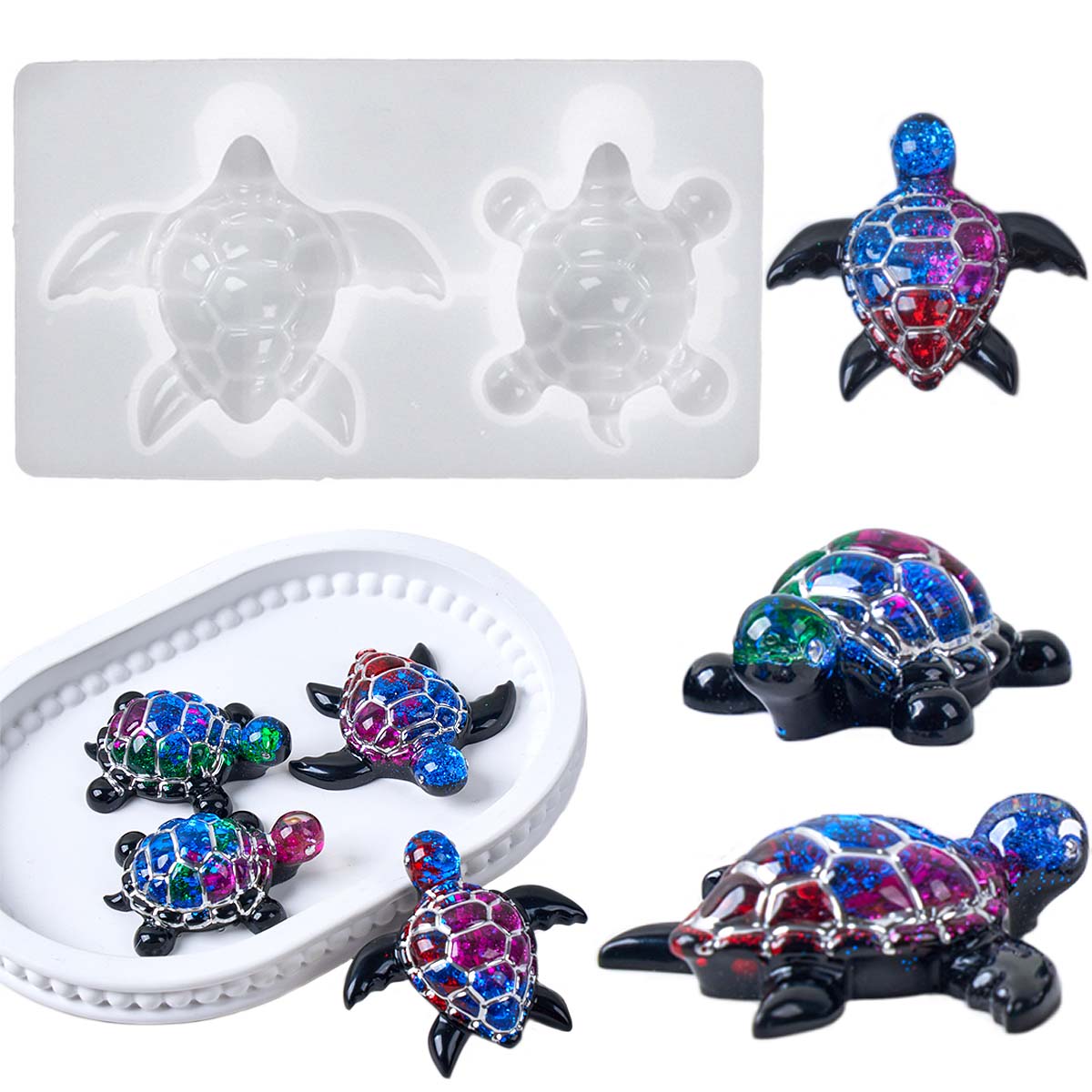 3D 바다거북 열쇠고리 실리콘 몰드 DIY 해양 테마  - 3D Printing Epoxy Resin 리뷰 및 가격
