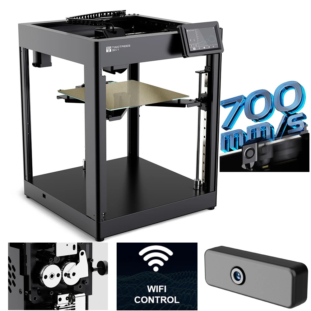 Twotrees SK1 고속 3D 프린터 고속 인쇄 직 - 3D Printing Klipper 리뷰 및 가격