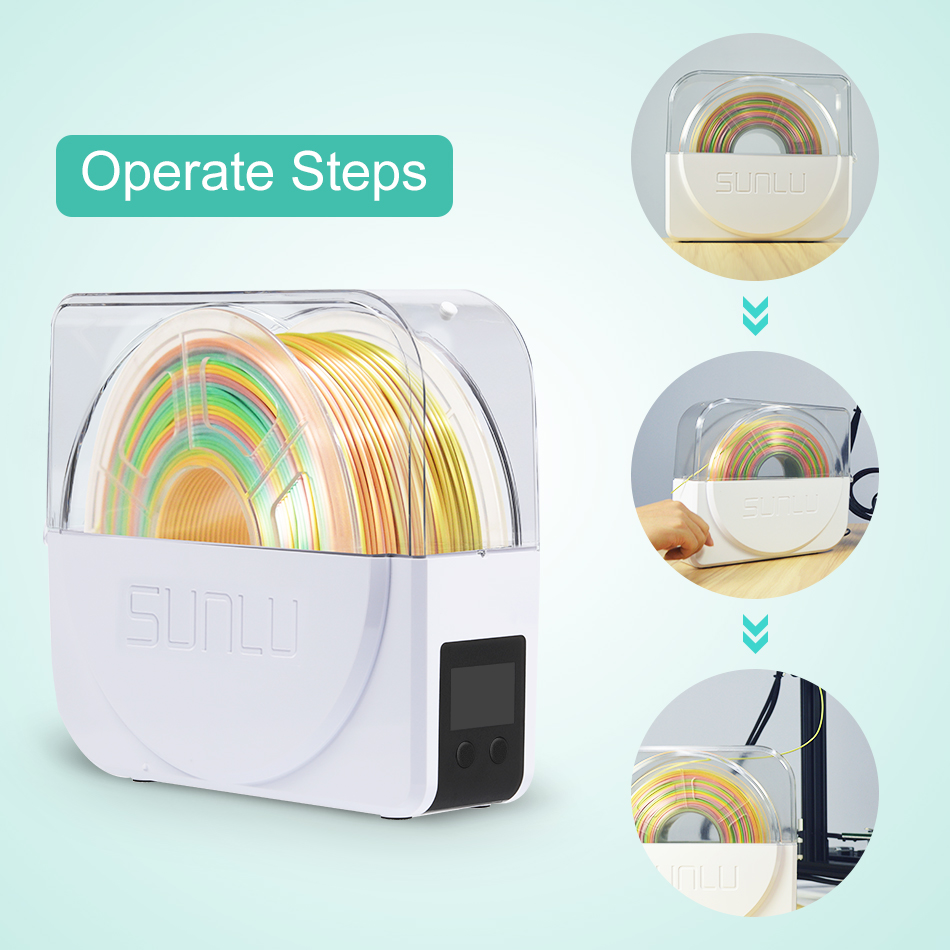 SUNLU 필라멘트 건조기 S1 Plus 내장 순환 팬 - 3D Printing Cnc 리뷰 및 가격