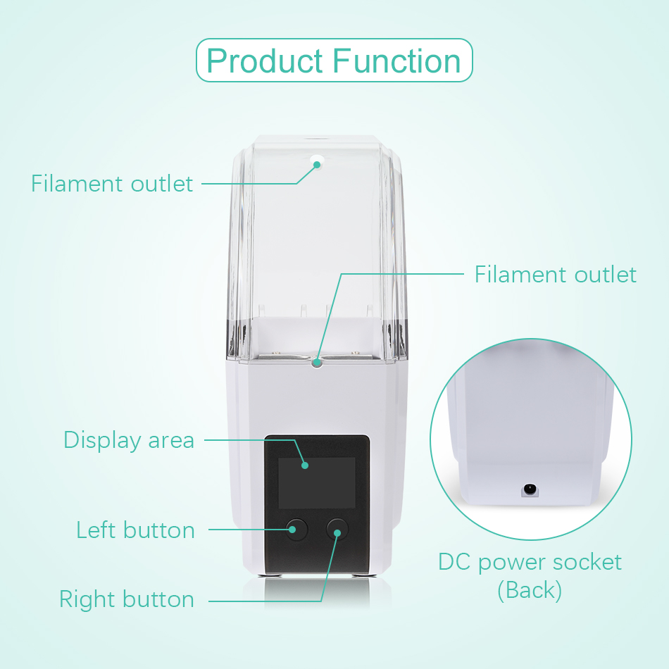 SUNLU 필라멘트 건조기 S1 Plus 내장 순환 팬 - 3D Printing Cnc 리뷰 및 가격